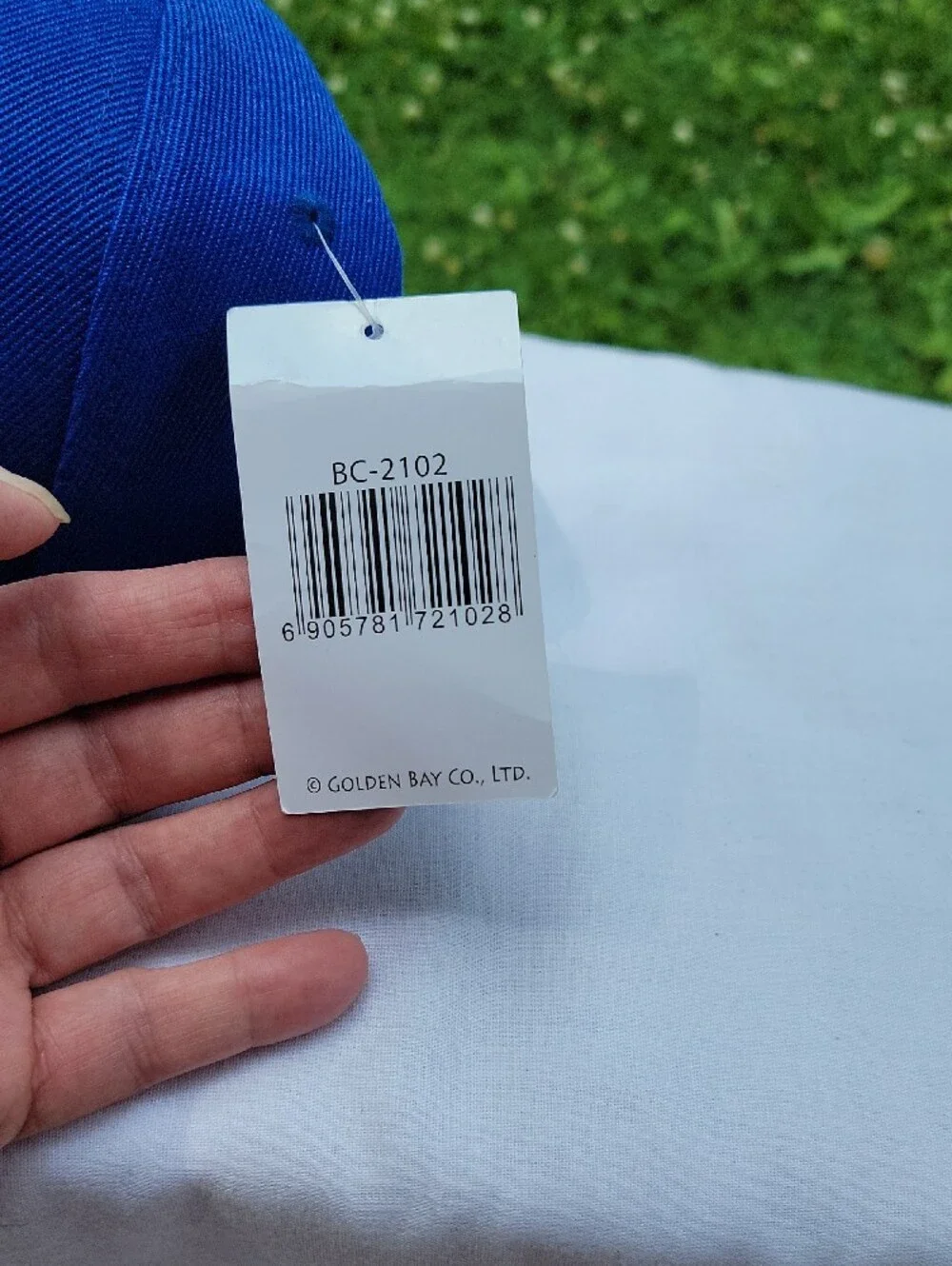 Belize Headwear Royal Blue Baseball Cap NWT